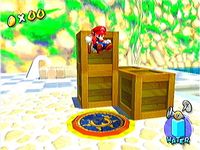 une photo d'Ã©cran de Super Mario Sunshine sur Nintendo Gamecube